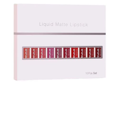 10-piece Matte Lip Gloss Set Gift Box