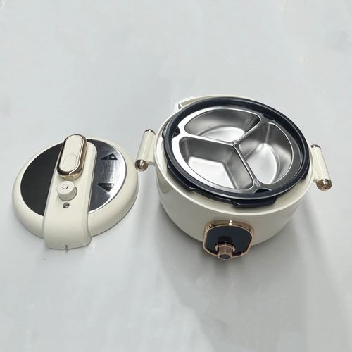 Smart Rice Cooker with 3-Compartment Inner Pot