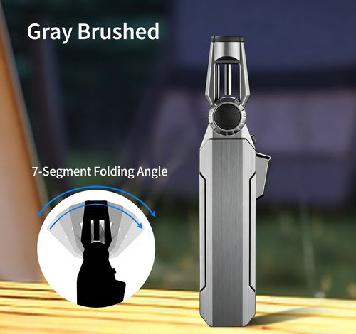 ZB-102 Foldable Windproof Butane Torch Lighter