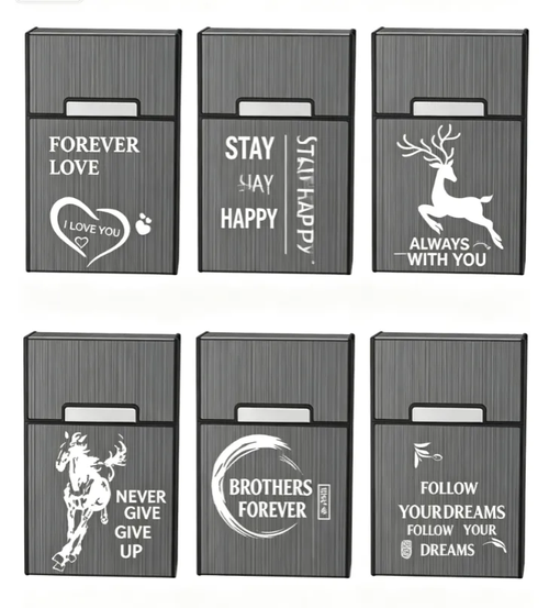 Magnetic Cigarette Case , Daily Pre Roll Cone Holder Case