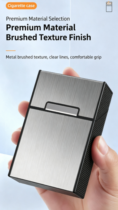 Magnetic Cigarette Case , Daily Pre Roll Cone Holder Case