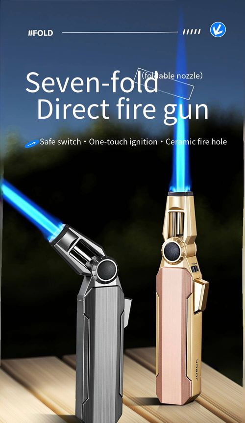 ZB-102 Foldable Windproof Butane Torch Lighter