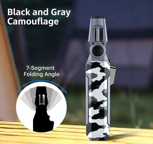 ZB-102 Foldable Windproof Butane Torch Lighter