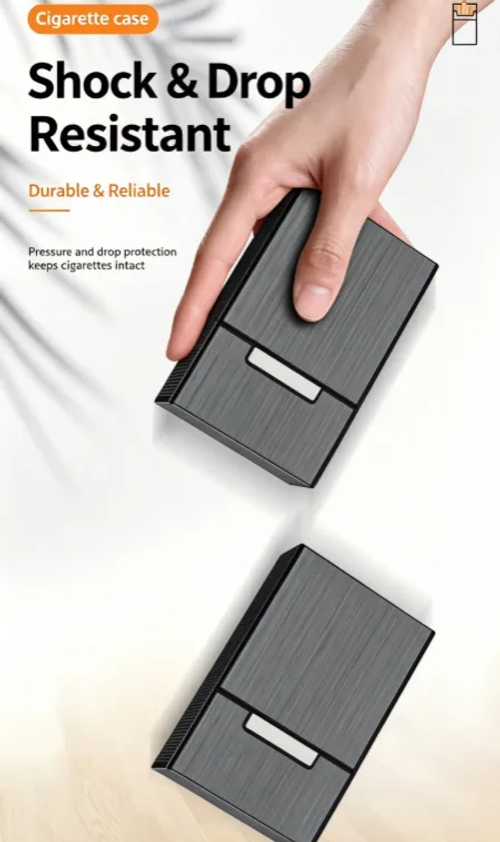 Magnetic Cigarette Case , Daily Pre Roll Cone Holder Case