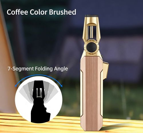 ZB-102 Foldable Windproof Butane Torch Lighter