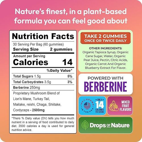Mushroom Supplement - Boosts Focus & Immune System