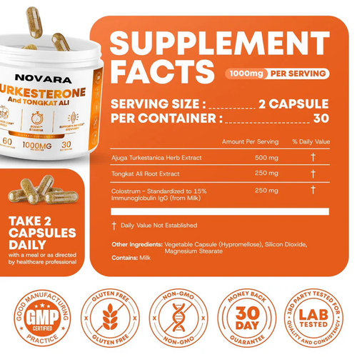 Novara® - Turkesterone & Tongkat Ali