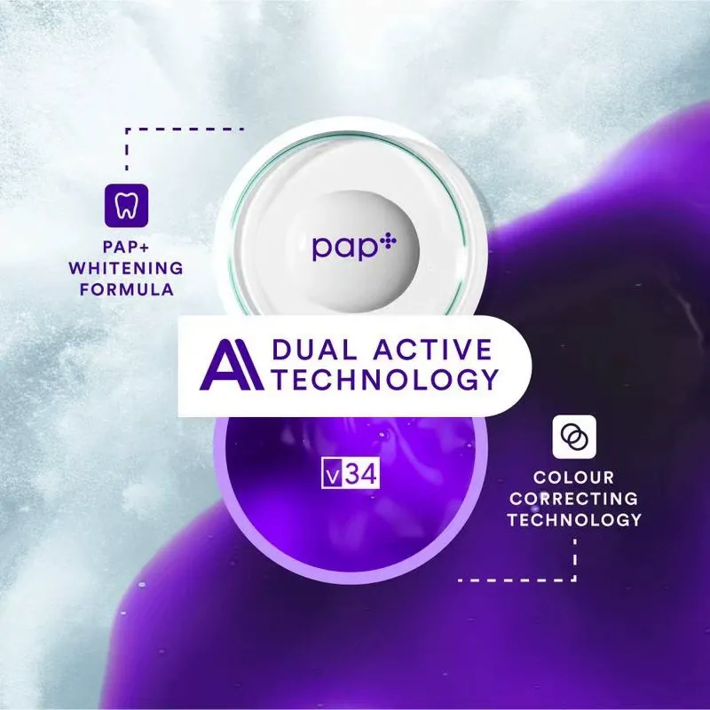 Purple Teeth Whitening Strips - Stain Remover for Yellow Teeth, Sea Salt Cleaning, Gentle & Brightening Disposable Strips