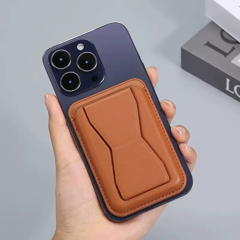 Magnetic Tech Revolution! Instant Snap-On! Butterfly Foldable Card Holder & Phone Stand - Your Ultimate Desktop Viewing Companion