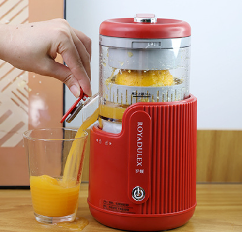 ROYAL Cordless Juicer Machine, Automatic Pulp Ejection for Oranges & Pomegranates - Portable Electric Fruit Juicer