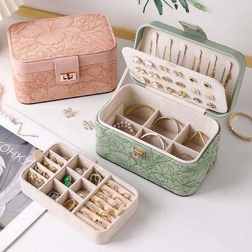 Decorative Large-Capacity Jewelry Box for Home Storage