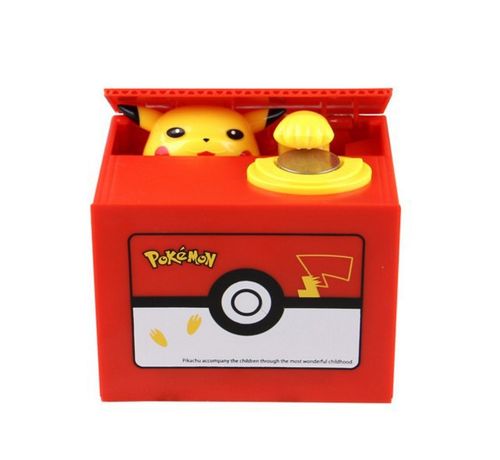 Kids' Cartoon Electric Piggy Bank – Creative Pikachu Coin-Eating Money Box