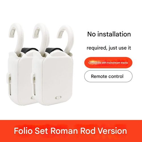 Smart Home Electric Curtain Assistant   Roman Rod Smart Remote Control Automatic Curtain Companion