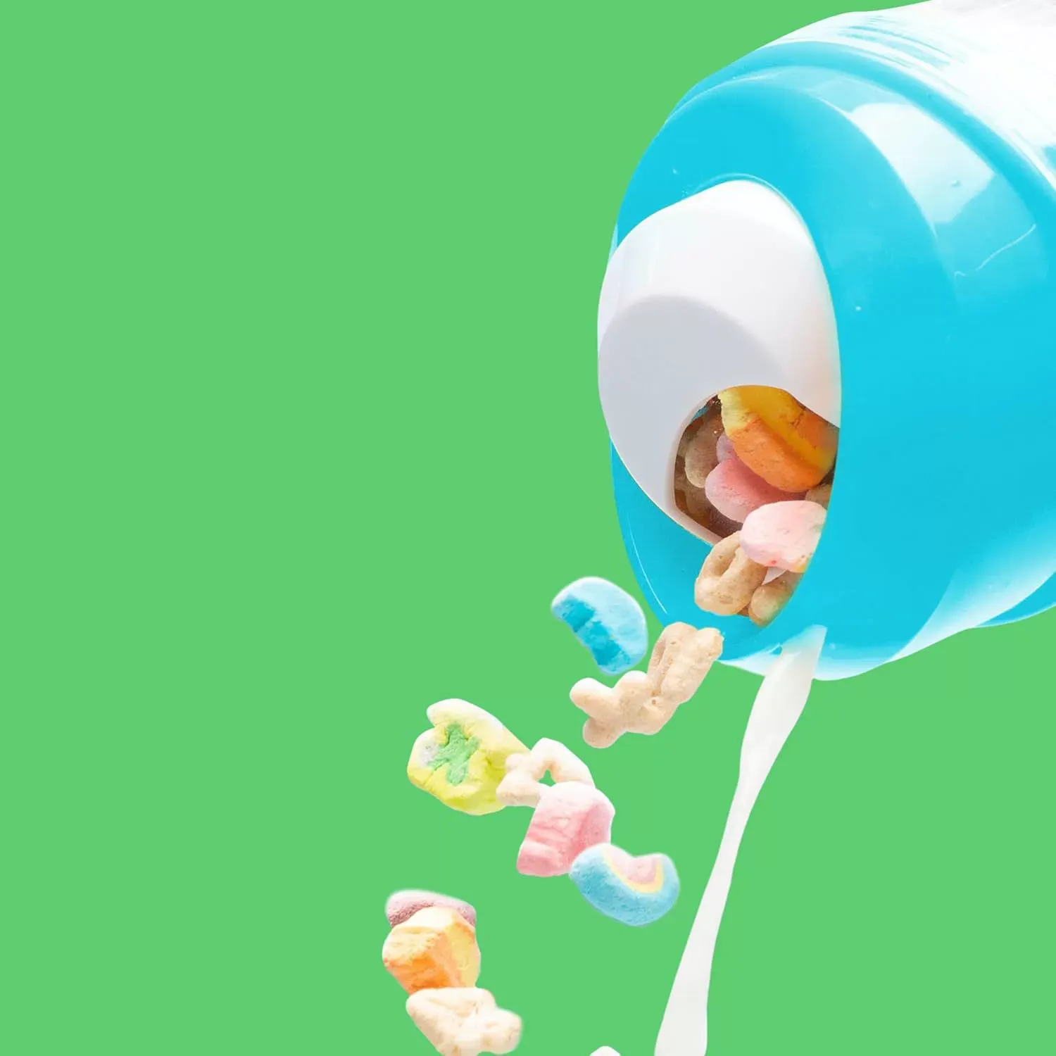 New Dual-Layer Breakfast Cup - Leak-Proof, Portable & Insulated Container for Cereal and Milk