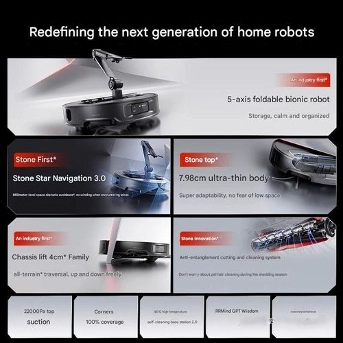 Roborock G30 Space Explorer Edition - Robotic Arm Vacuum & Mop Robot with Self-Cleaning and Auto Dust Collection