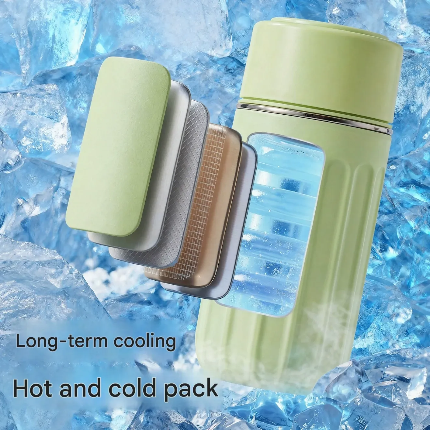 One-press push-release ice maker cup  Outdoor fitness cooling ice cube coffee cup