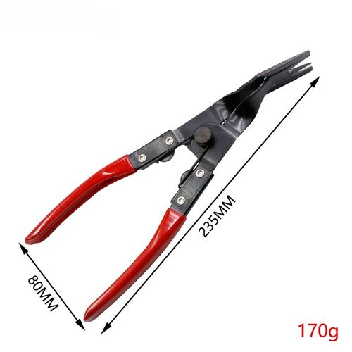 Red Handle Headlight Removal Pliers - High-Quality Tool for Detaching Headlight Retainer Clips and Fasteners