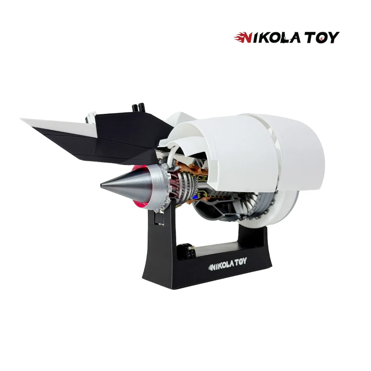 NIKOLATOY Small Rolls-Royce Trent 900 Aircraft Turbofan Engine Model – 35cm