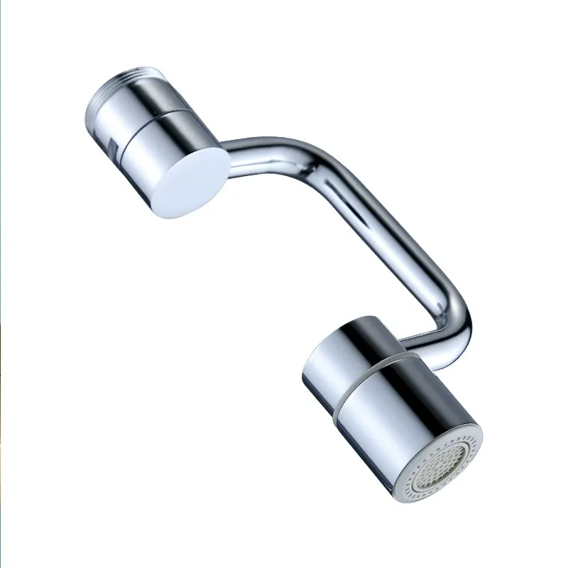 Kitchen Robotic Arm Swivel Faucet Extender  Splash-Proof Aerator with 1080° Universal Rotation Swing Arm