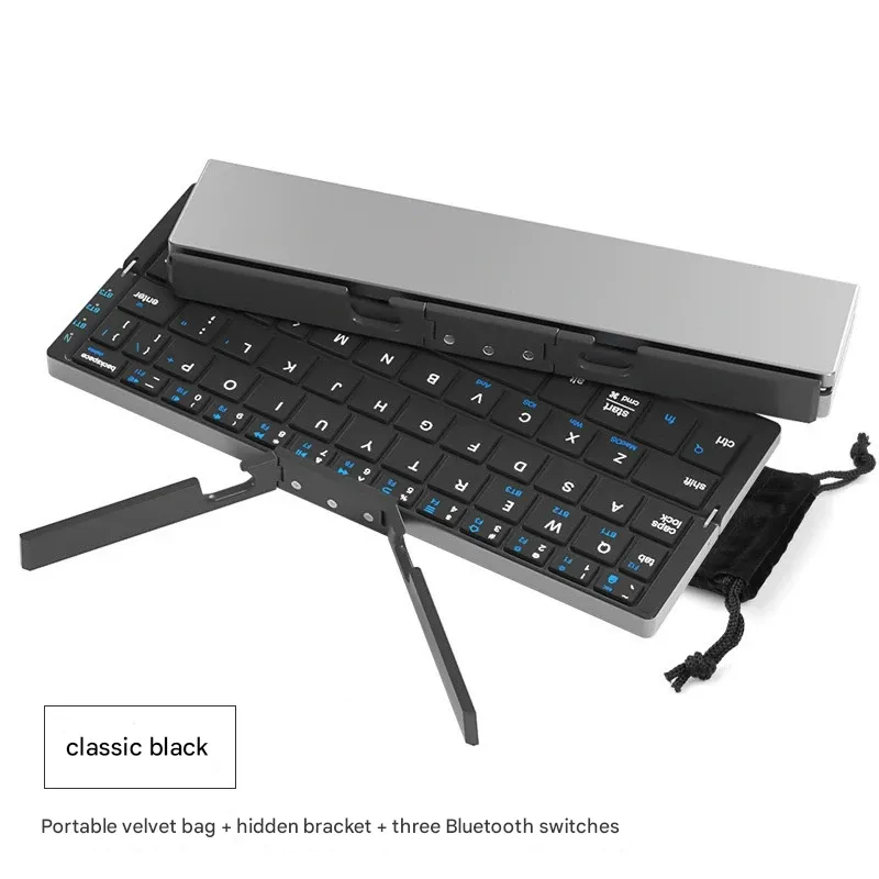 New Model BOW Foldable Bluetooth Keyboard  Easier Typing for Tablets & Smartphones