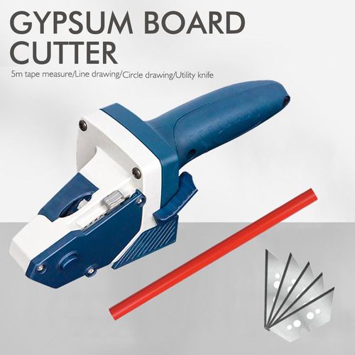 Gypsum board cutter with tape measure, woodworking circle and line drawing tool, positioning device, gypsum board cutting miracle tool