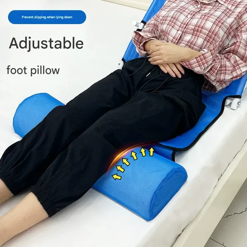 Bed Backrest Chair with Non-Slip Leg Pillow - All-in-One Soft Pad for Semi-Supine Lying, Back Support, and Foot Rest