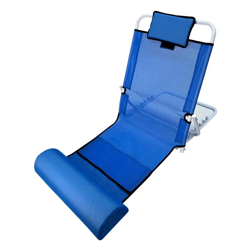 Bed Backrest Chair with Non-Slip Leg Pillow - All-in-One Soft Pad for Semi-Supine Lying, Back Support, and Foot Rest