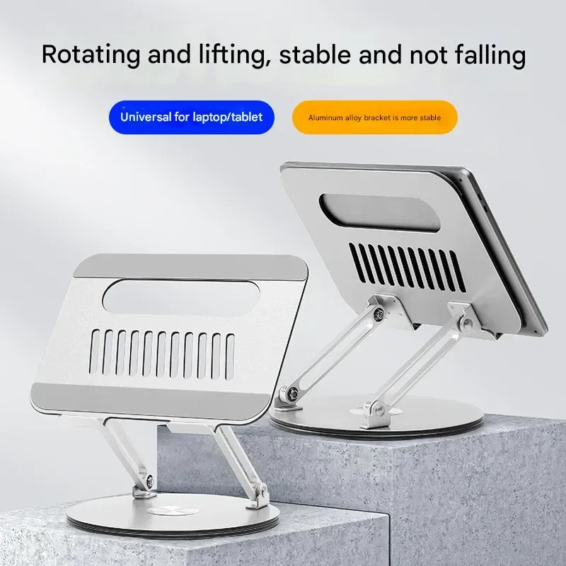 Laptop Stand 360° Rotating Stand Hanging Elevating Tablet Folding Bracket