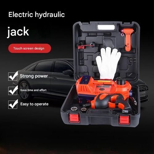 Car Electric Hydraulic Jack 5T with Power Handle Hydraulic Tool Set & Screw Jack