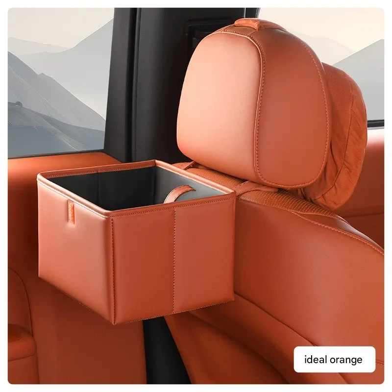 Car Trash Can, Car Interior Storage Box, Multi-functional Foldable Storage Box, Rear Seat Car Storage Accessories