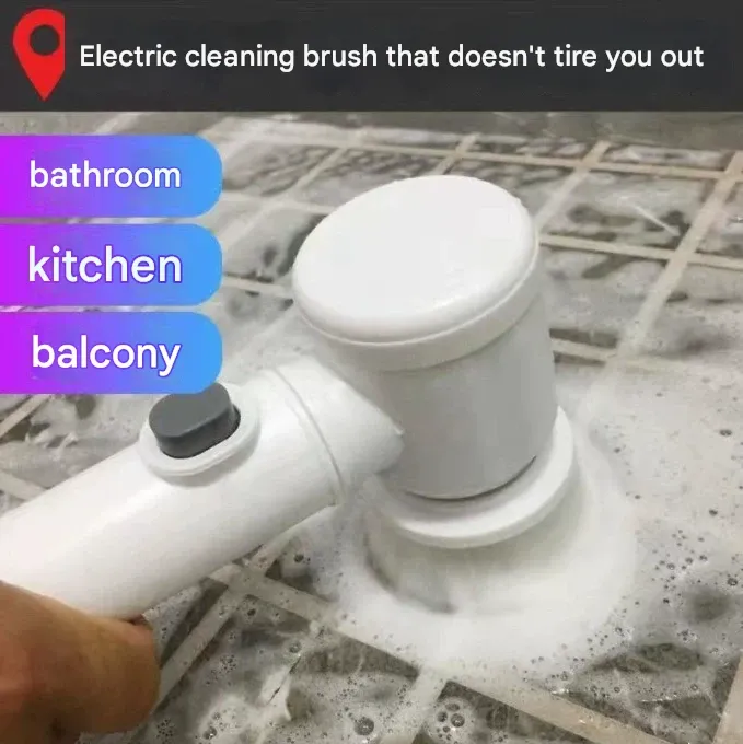 Multi-function Electric Cleaner  Household Kitchen Brush for Non-Stick Oil Cleaning  Electric Pot Scrubber for Degreasing and Descaling