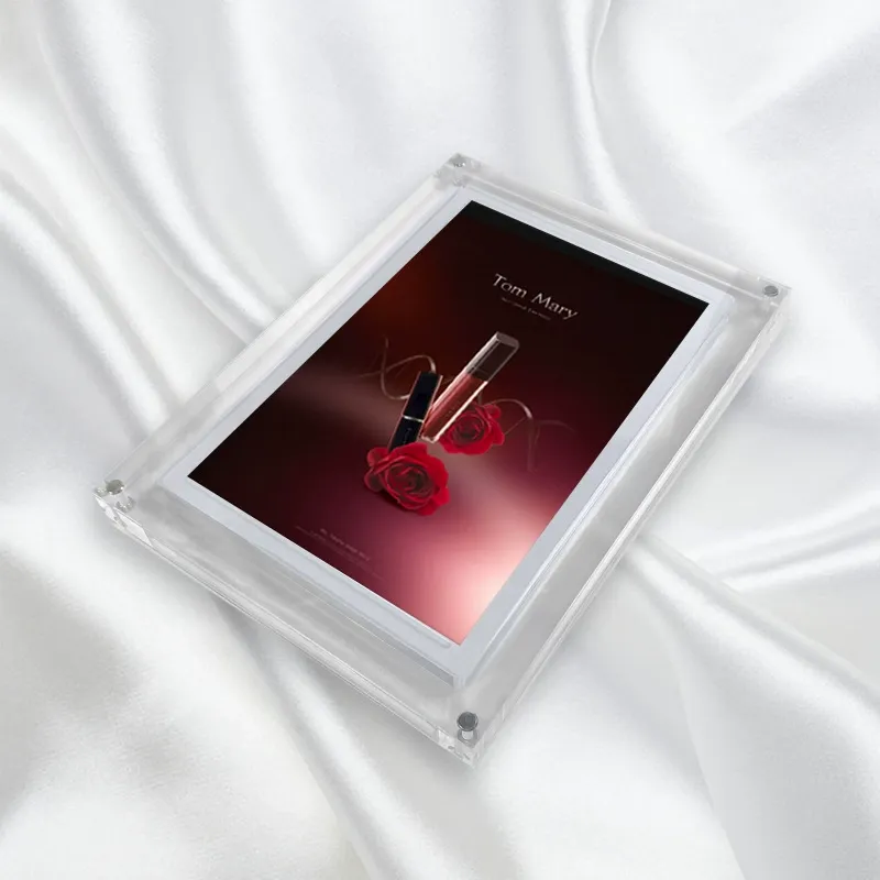 5-Inch Transparent Acrylic Digital Photo Frame - IPS Screen Electronic Album & Digital Photo Player