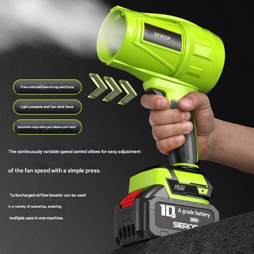 Industrial-Strength Turbine Fan Blower - High-Velocity Leaf Blower & Industrial Air Mover