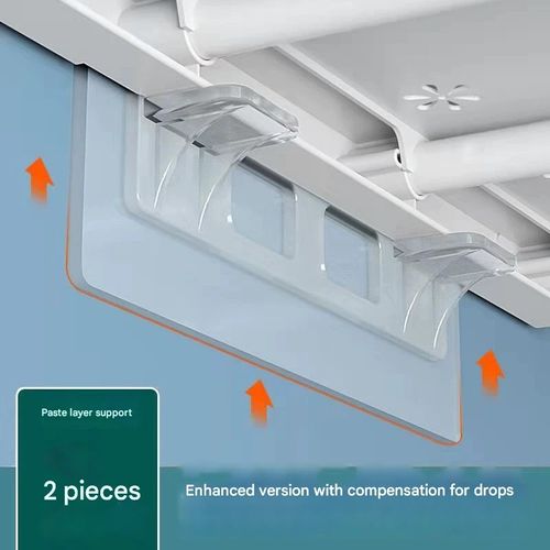 Closet storage shelf organizer, adjustable no-drill cabinet partition, dormitory shoe rack divider, kitchen storage shelf.