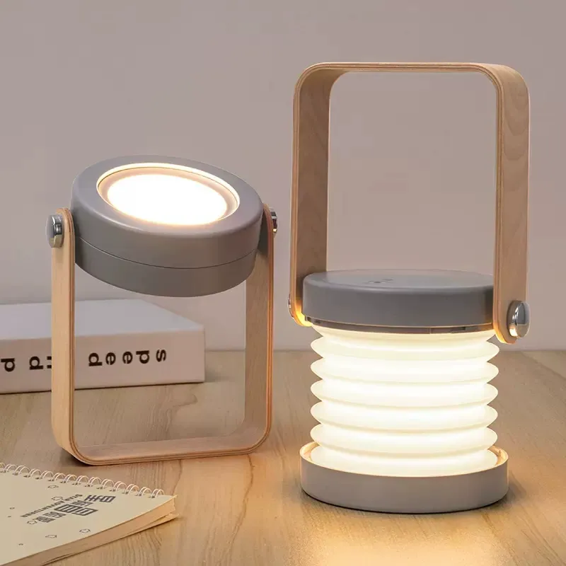 New LED Lantern Light – Creative Foldable Eye-Caring Desk Lamp | Novelty Home Gift & Ambient Lighting