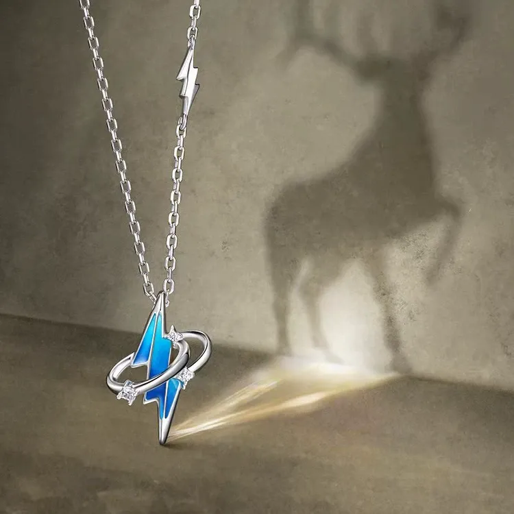 Protective Sigil Necklace  Glow-in-the-Dark Star Pendant Necklace  Love is a Wonderful Magic