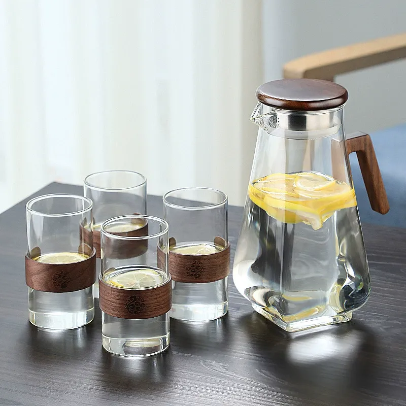 Heat-Resistant Borosilicate Glass Cup Set - Shatterproof & Insulated Tumblers for Home & Guest Use