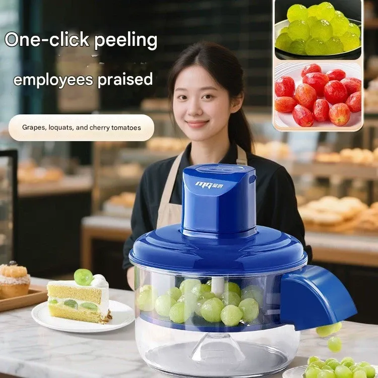 Electric Fruit & Vegetable Peeler - Automatic Household Electric Peeling Machine for Fruits and Grapes