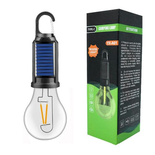 Popular solar camping light multifunctional portable tent light outdoor bulb