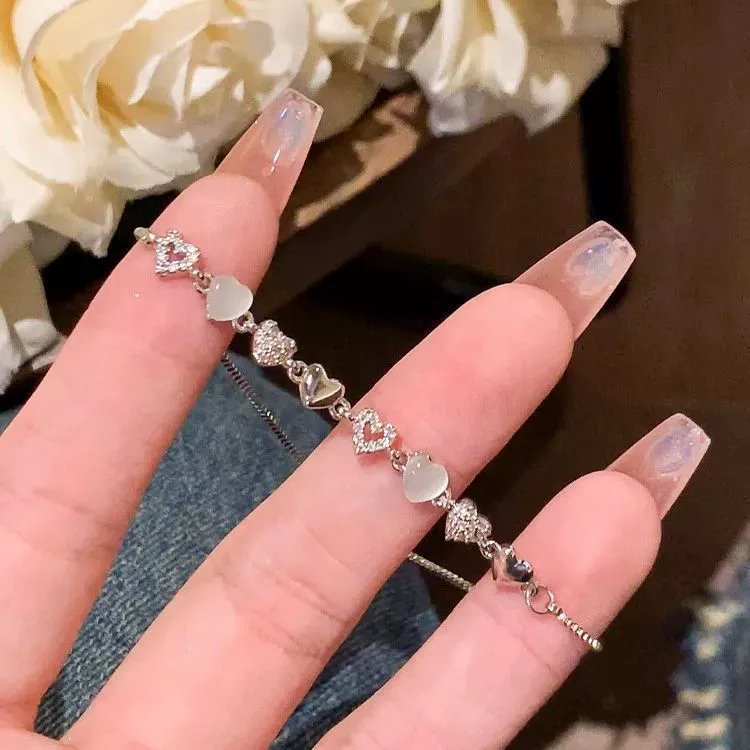 New Love Cat's Eye Bracelet - Light Luxury, Versatile, Premium Adjustable Hand Jewelry