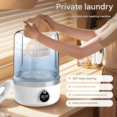 New mini laundry cup for washing underwear, socks and panties, wireless automatic laundry cup