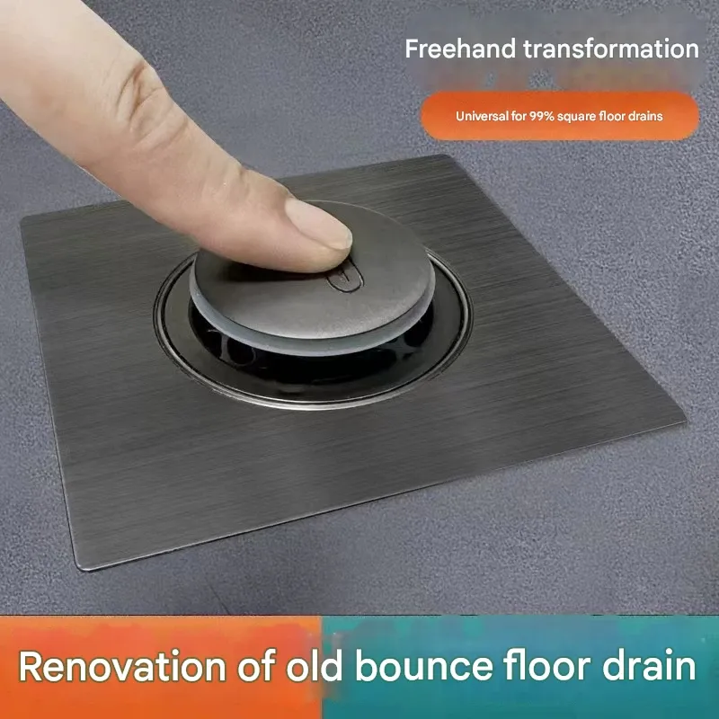 Bathroom Anti-Odor Drain Cover: Universal Sealing Cap for Preventing Backflow Smell and Insects