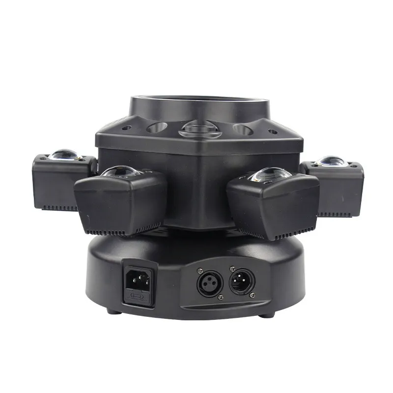 6-Arm Bee-Eye Small Diamond Laser Moving Head Light with Halo Effect and Strobe