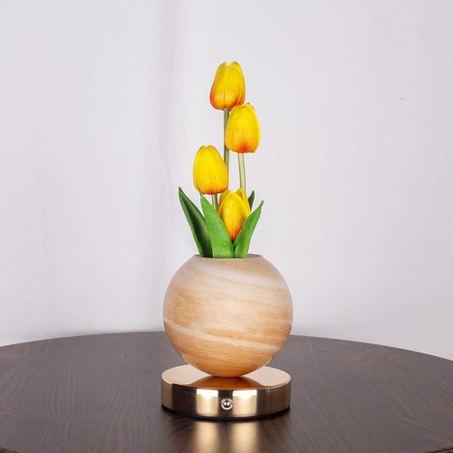 Tulip Night Light – Dreamy Planet Table Lamp as a Gift for Couples, Bedroom Bedside Atmosphere Light Ornament