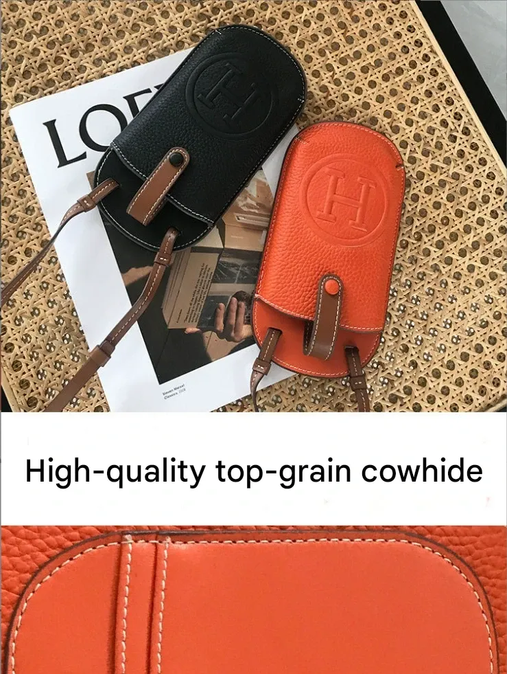 Crossbody Mini Phone Bag  2026 New Stylish & Premium Design, Compact and Exquisite Genuine Leather, Lightweight