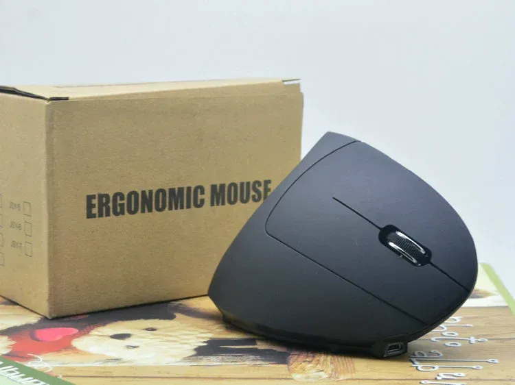 Rechargeable Wireless Bluetooth Mouse | Gaming Vertical Optical Mouse