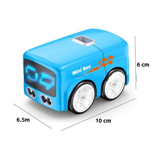 Smart Remote Control Sensor Car - Mini Desktop Gesture-Following Bus, Sensor-Avoidance Remote Control Toy Car