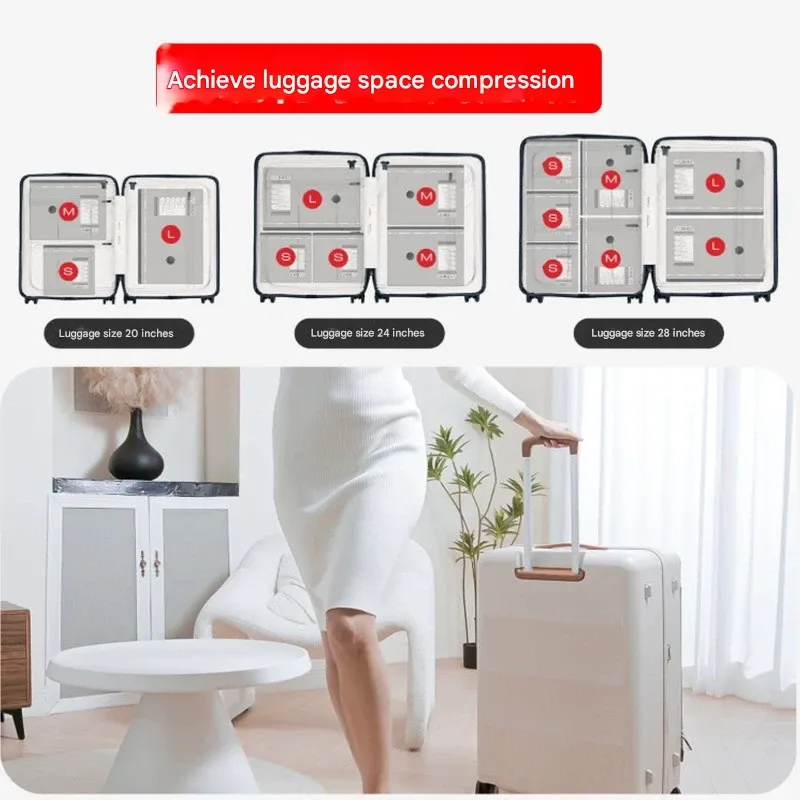 Travel Vacuum Compression Bags, Luggage-Specific Vacuum Storage Bag Set