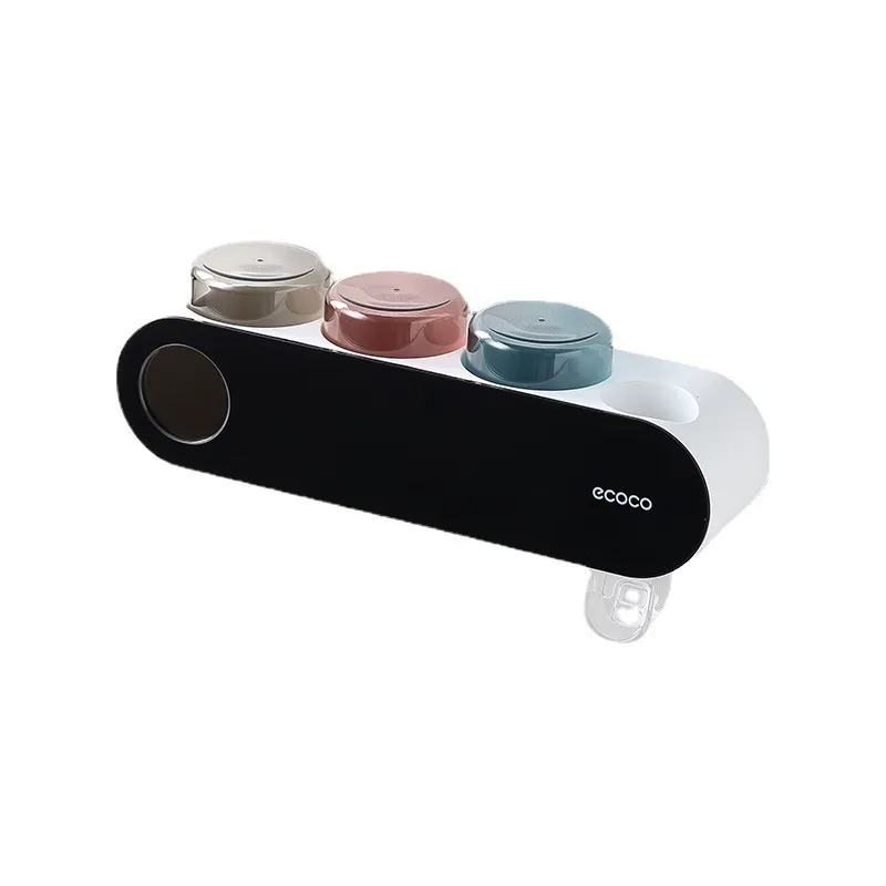 UV Toothbrush Sterilizer  Smart Toothbrush Cup  Wall-mounted Electric Toothbrush Cup Holder with Storage Shelf