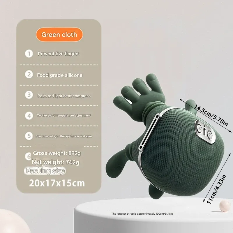 Shoulder and neck massager, cervical head massager, simulated hand kneading acupressure massager